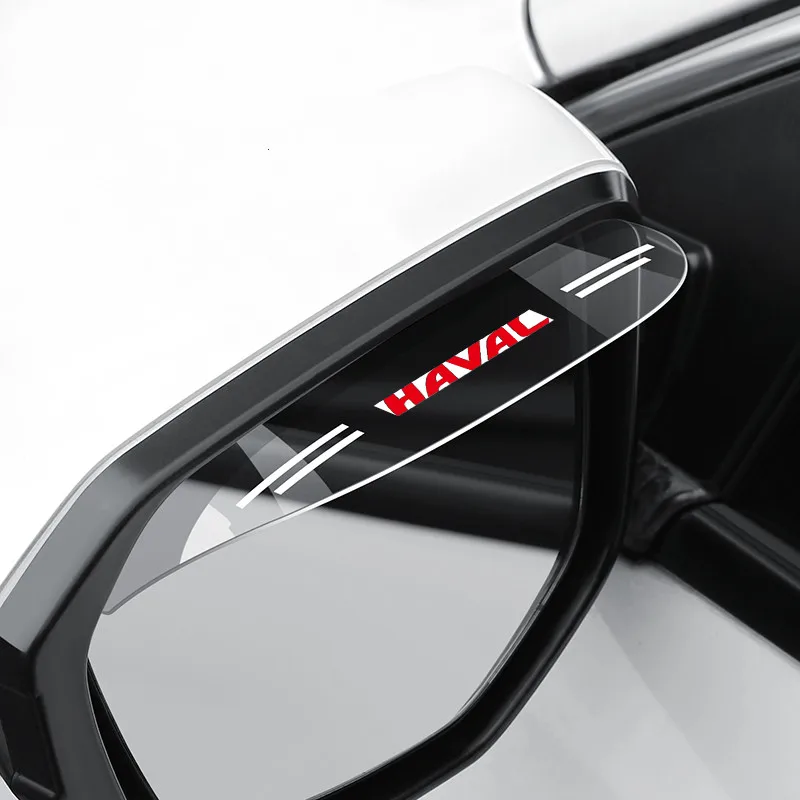 

2pcs Car Side Rear View Mirror Rain Eyebrow Visor Look Sun Shade For Haval Jolion H6 2020 2021 H2 H3