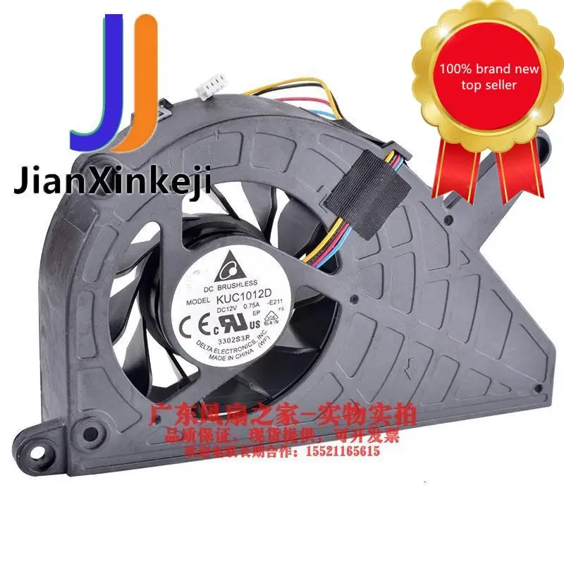 

1 шт. 100% оригинальный новый турбоцентробежный вентилятор KUC1012D 12 в 0,75 А вентилятор для ноутбука