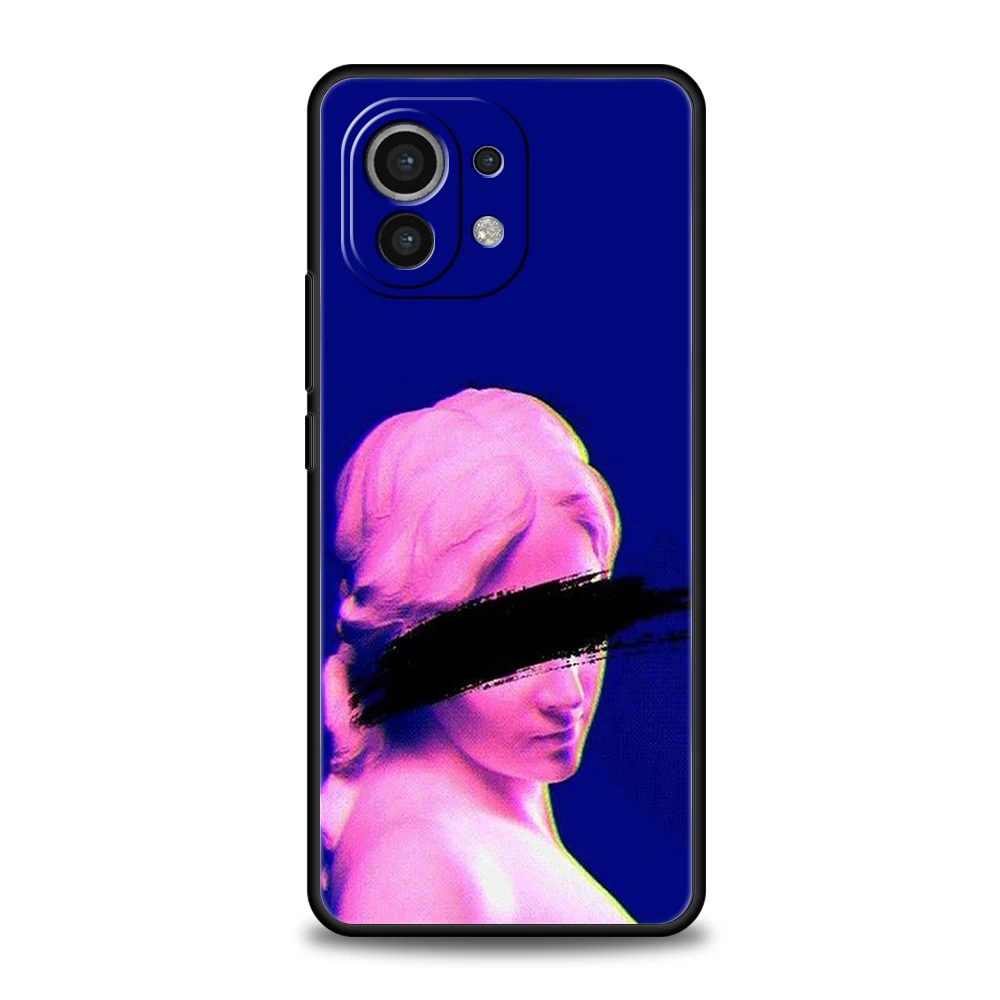 Cartoon Art Statue Abstract Phone Case For Xiaomi Mi X3 X4 NFC F3 M3 M4 GT Note 9T 10T 10 11 Ultra 11T 11X 12 Pro Lite 5G Shell