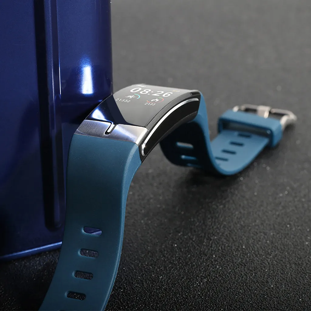 Силиконовый ремешок для смарт-часов E66 с монитором здоровья сменный запястья