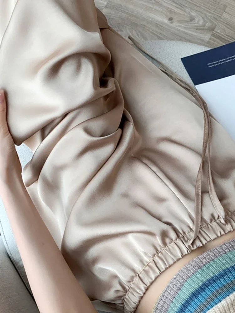 Брюки женские однотонные с широкими штанинами