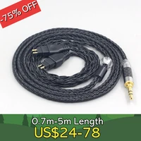 16 core black occ earphone cable for sennheiser hd580 hd600 hd650 hdxxx hd660s hd58x hd6xx headphone ln007728