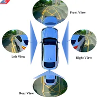 Car Driving Safety Device Blind Spot Monitoring System Aftermarket 3D 360 Degree Panoramic Parking Sensor Monitoring System