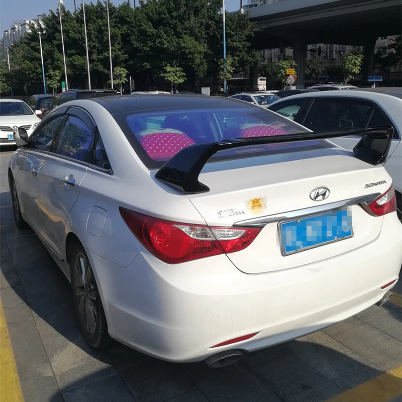 FD2 стиль для Hyundai Sonata 9-й спойлер 2014 - 2019 ABS Материал углеродный вид Автомобильный