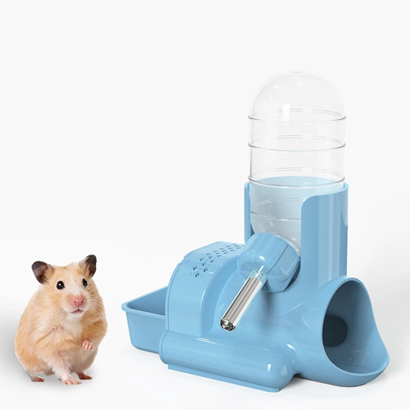 

Waterer for Hamster Ferrets Rat Hedgehog Critters No Drip 4 oz with Base Hut Small Animal-Water Bottle Water Feeder
