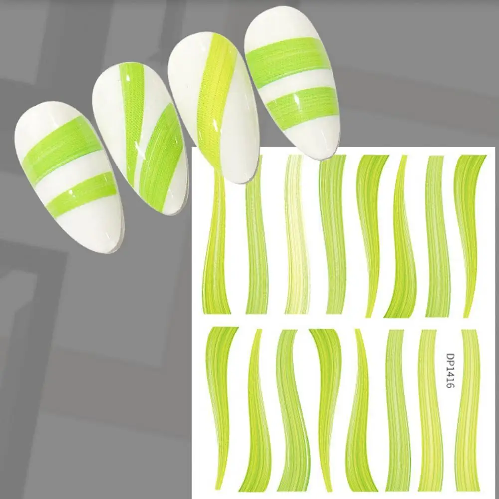 

Nail Decals Decorative Ribbon Glitter Ballet DIY Manicure Decorations Ultra Thin DIY Nail Sticker