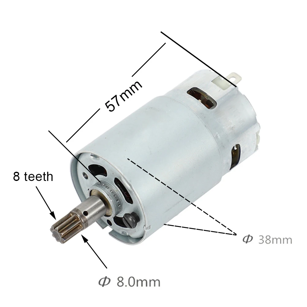

18V 8 Teeth Motor RS-550VD-6532 H3 For WORX 50027484 WX390 WU390 WX390.1 WU390.9 Power Tool 8 Teeth Wholesale