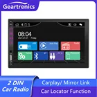 Автомагнитола 2 Din, Android, мультимедийный плеер Apple Carplay, Авторадио 2 Din, сенсорный экран 7 дюймов, GPS, Bluetooth, FM, автомобильный аудиоплеер