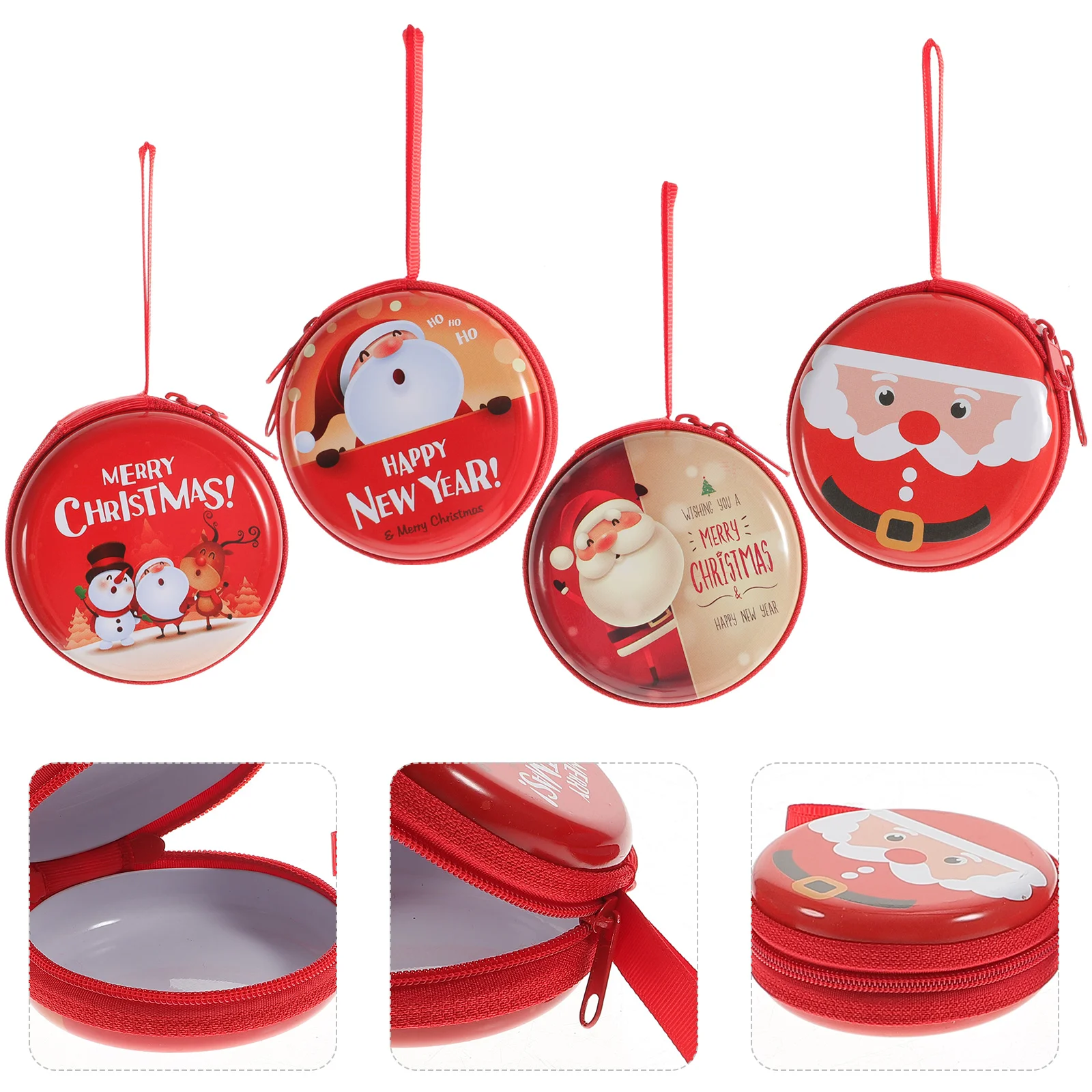 

Christmas Purse Candy Wallet Box Change Party Tree Pouch Favors Kid Girls Case Mini Holiday Women Zipper Clutch Earphone