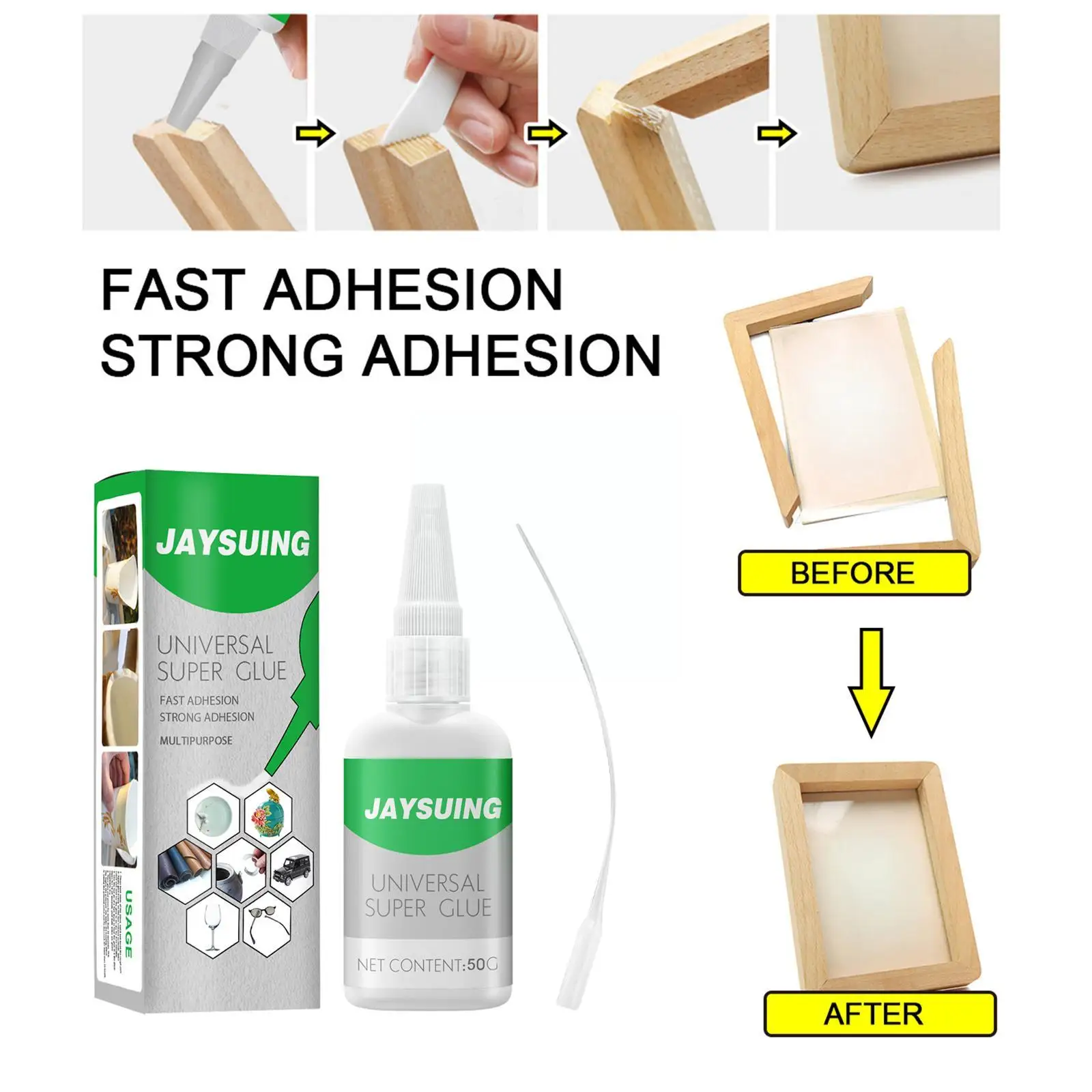 Strong Multi Purpose Adhesive Oily Gum Glue Self-adhesive Street Stall Shoes Instant Bonding For Repair Of Damaged Items, G B2i1