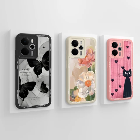 Для Realme 14 14T 5G Чехол Исцеляющий мультяшный корпус высшего качества для Realme 14 Мягкий гладкий жидкий силиконовый легкий противоскользящий чехол