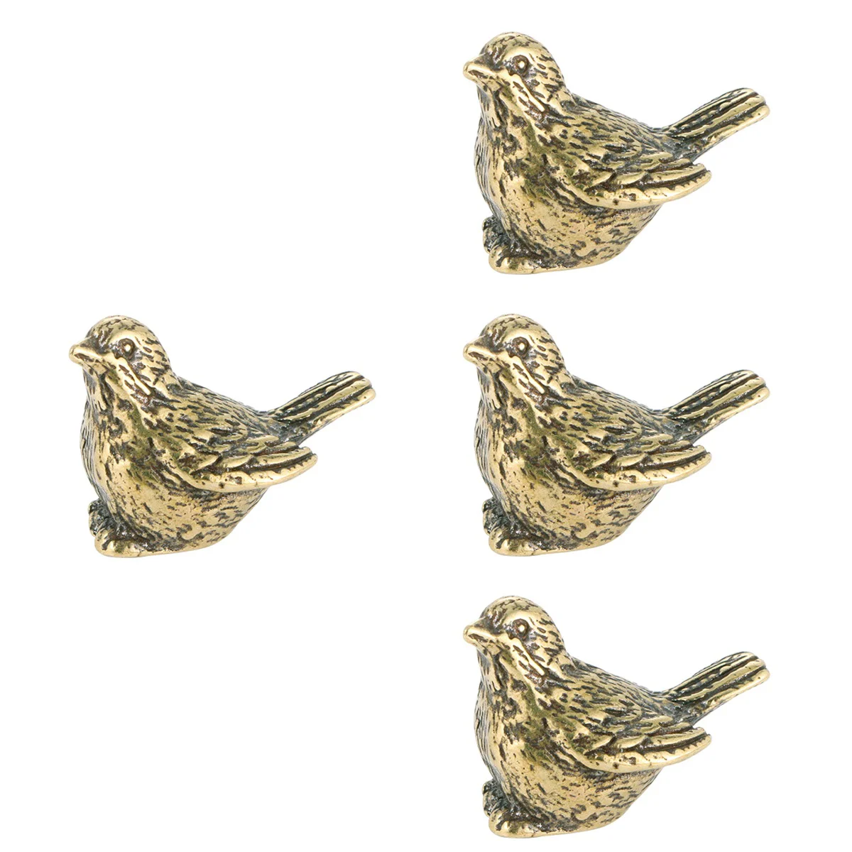 

Bird Brass Statue Animal Decor Shui Feng Small Figurines Statuesgarden Sculpture Artware Action Figure Fake Handmadegift