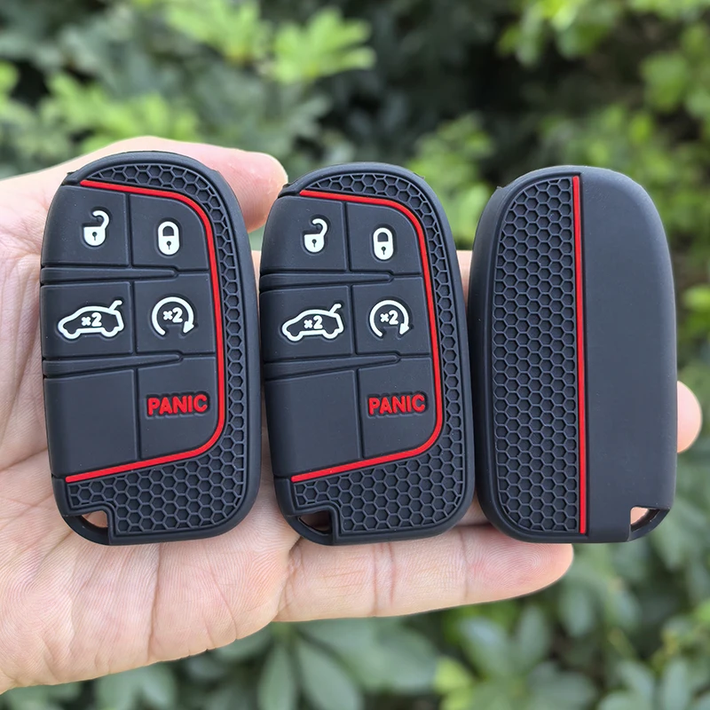 Чехол Для Ключей Jeep Cherokee Compass S Renegade Grand Commander Силиконовый Dodge Journey Challenger Chrysler 300C