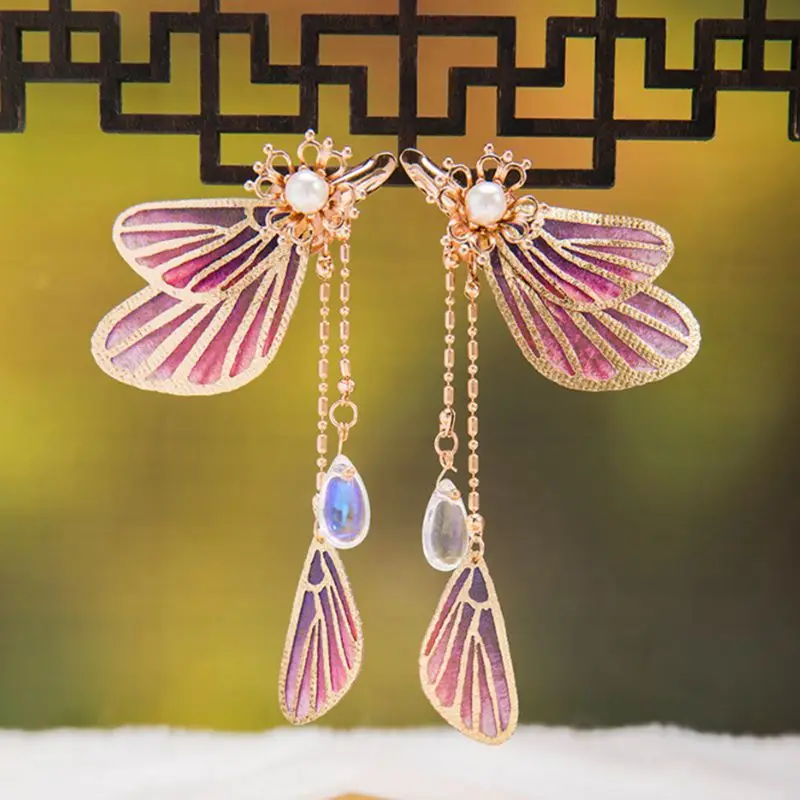 

Fashion Hanfu Hair Accessories for Women Butterfly Hair Clips Hairpin Headdress