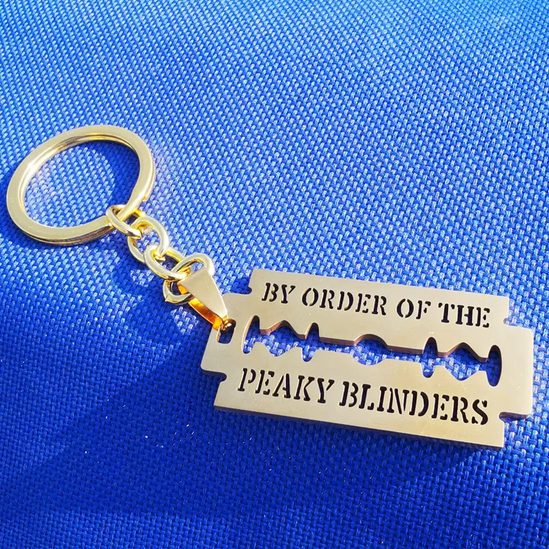 Брелок для ключей с изображением Томаса Шелби по заказу Peaky Blinders лезвие бритвы