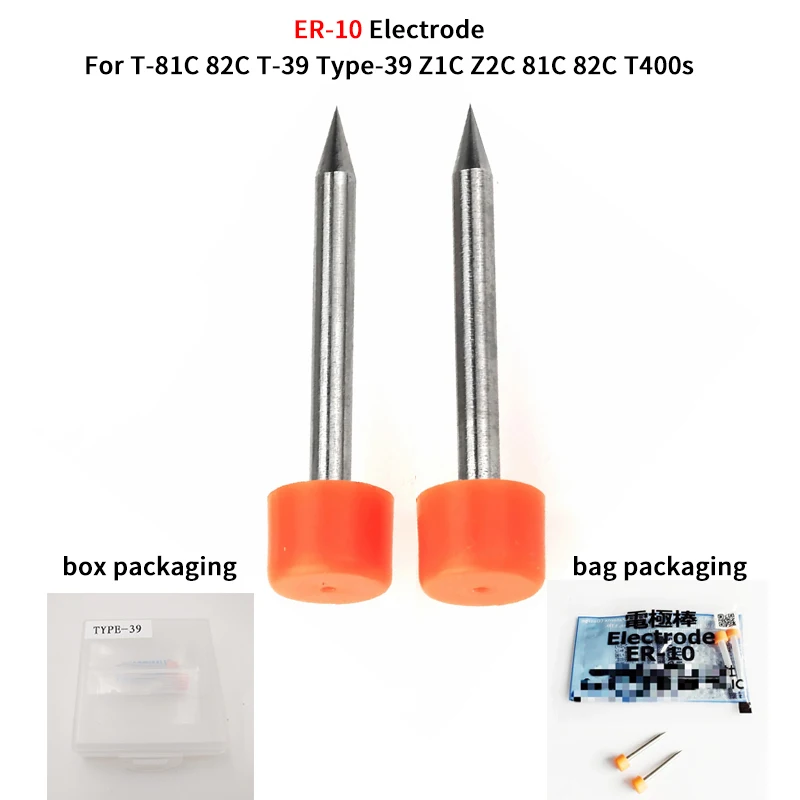 

Электроды для устройства для Fusion Splicer 82C ER-10 Type-39 Z1C Z2C 81C 82C T400s, сварочные электроды, стержень, бесплатная доставка