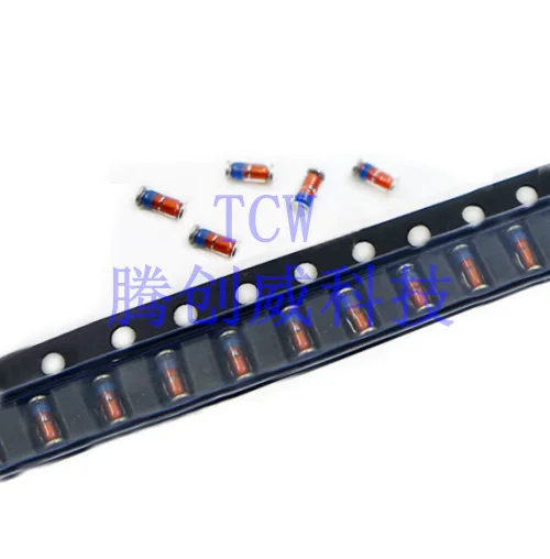 100 шт., стабилитрон ZMM2V0 ZMM2V2 ZMM2V4 ZMM2V7 ZMM3V0 ZMM3V3 ZMM3V6 ZMM3V9 ZMM4V3 ZMM4V7 ZMM5V1 ZMM5V6 ZMM6V2