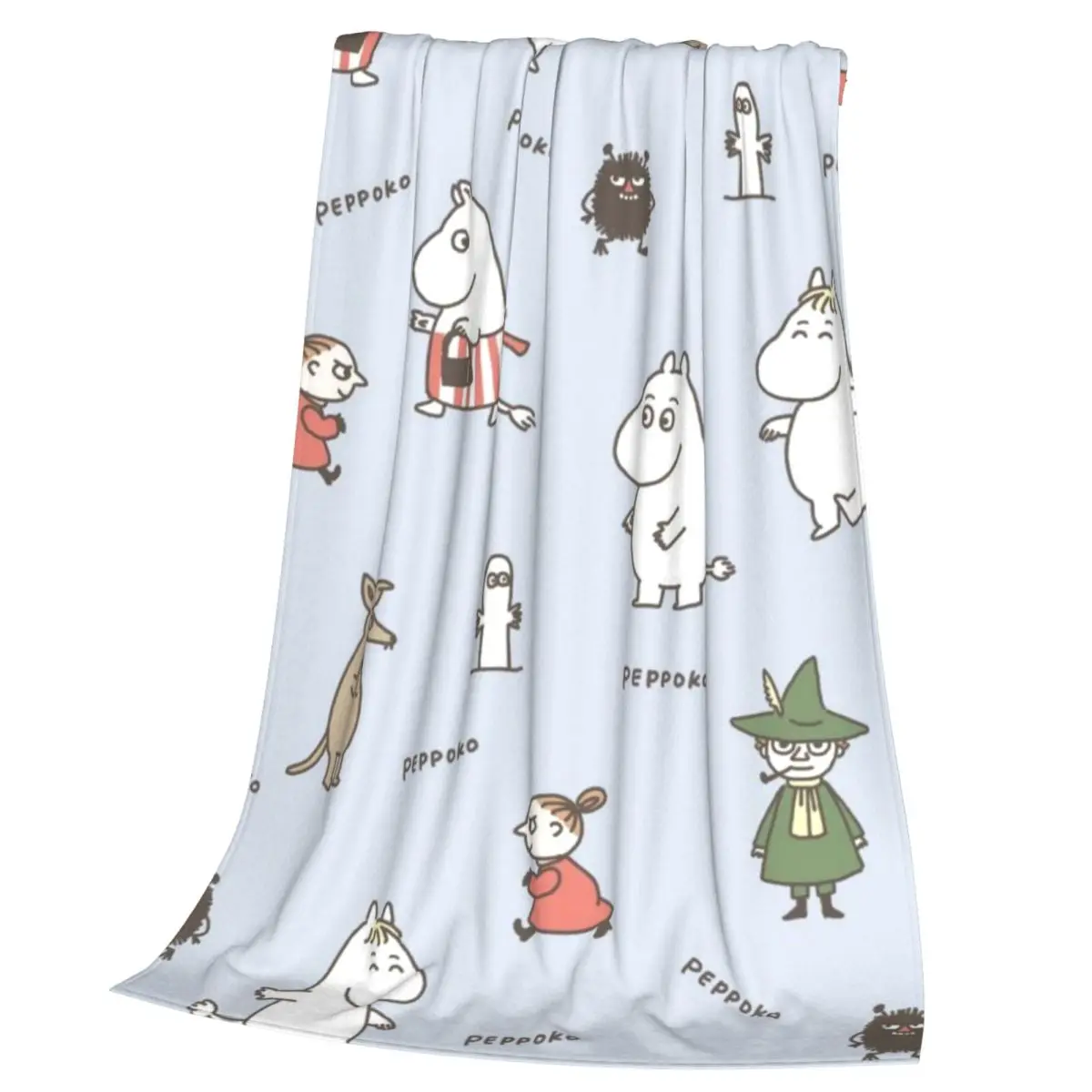 Мягкое фланелевое одеяло Like-m-moomin уютное и легкое флисовое для дома путешествий