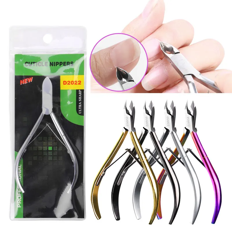 

4PCS Cuticle Nippers Nail Manicure Scissors Cuticle Clippers Trimmer Dead Skin Remover Pedicure Stainless Steel Cutters Tools
