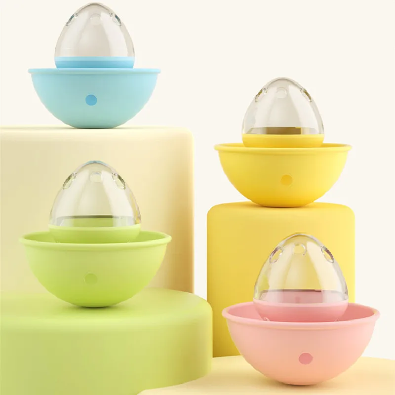 

Pet Supplies Dog Toys Tumbler Leak Feeder Eggshell Spherical Feeder Four-color Optional Pet Cat and Dog Toys
