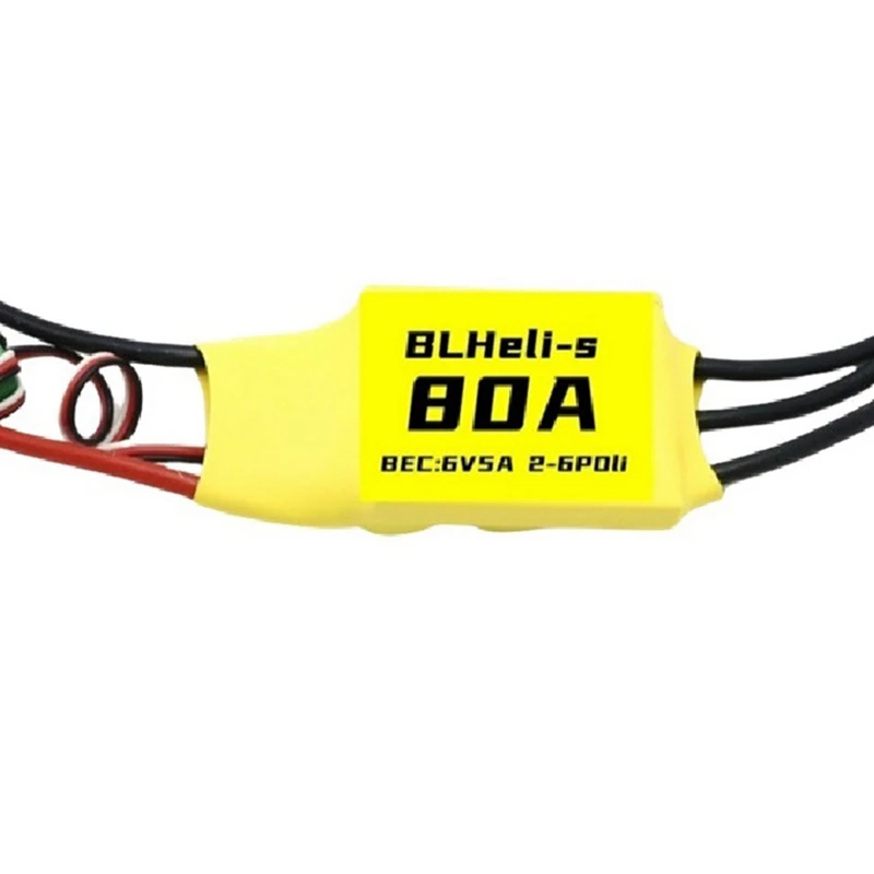 Blheli бесщеточный ESC 80A 6V 5A 2-6S для RC FPV с фиксированным крылом мультироторный дрон DIY