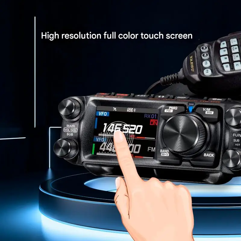 Радиостанция YAESU FTM-510DRDE C4FM, цифроваяаналоговая, двухдиапазонная (VHFUHF), мобильная, 50 Вт, высокая мощность, автомобильная, рация, большая дальность действия (art.: 3920d4df4e246) - 3920d4df4e246