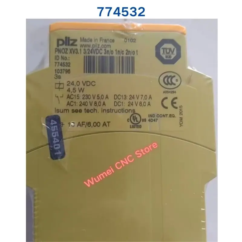 Совершенно новое реле PILZ PNOZ XV3.1 774532