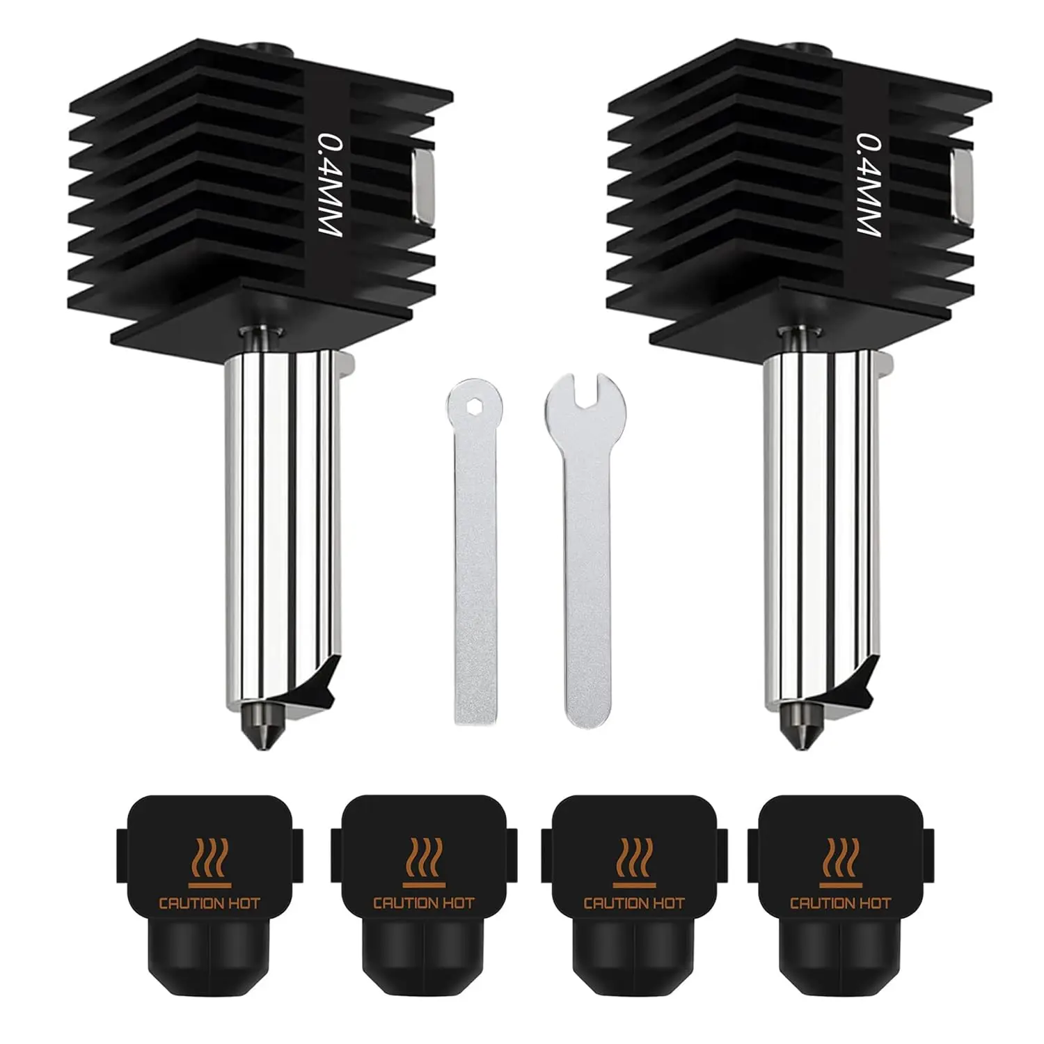Фото Комплект из 4-х экструдеров A1 Mini/A1 Hotend: Набор для модернизации печатающей головки с высокотемпературным соплом из закаленной стали 0,4 мм №2