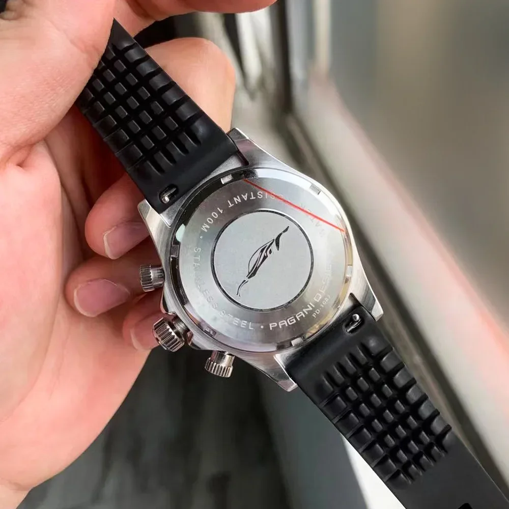 PAGANI DESIGN новые стильные часы мужские кварцевые многофункциональные