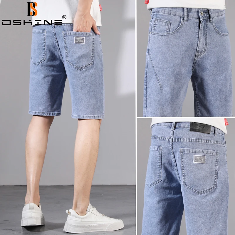

Men Summer Classic Business Thin Denim Shorts 2022 Men Fashion Cotton Denim Shorts Casual Loose Large Size High Quality Shorts