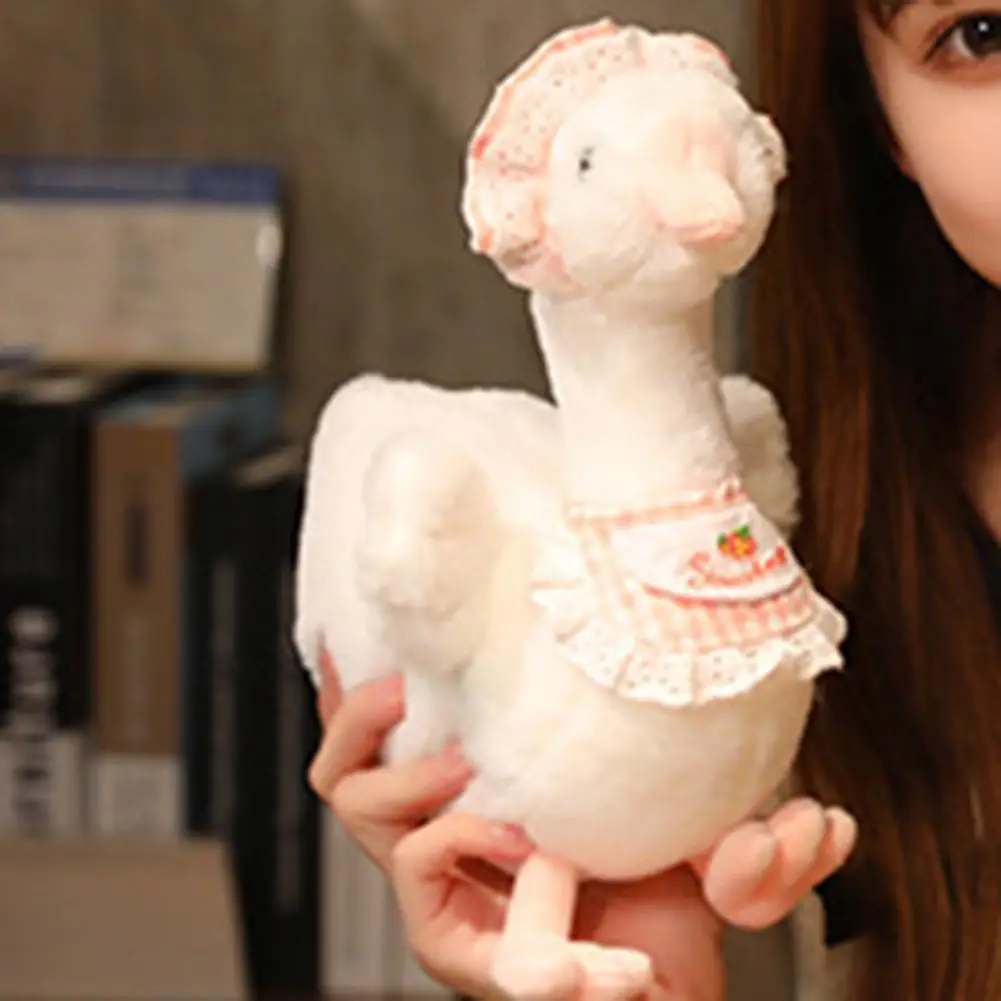 

Practical Big White Gooses Plush Baby Kids Toy Stuffed Toy Skin-affinity Realistic Shape
