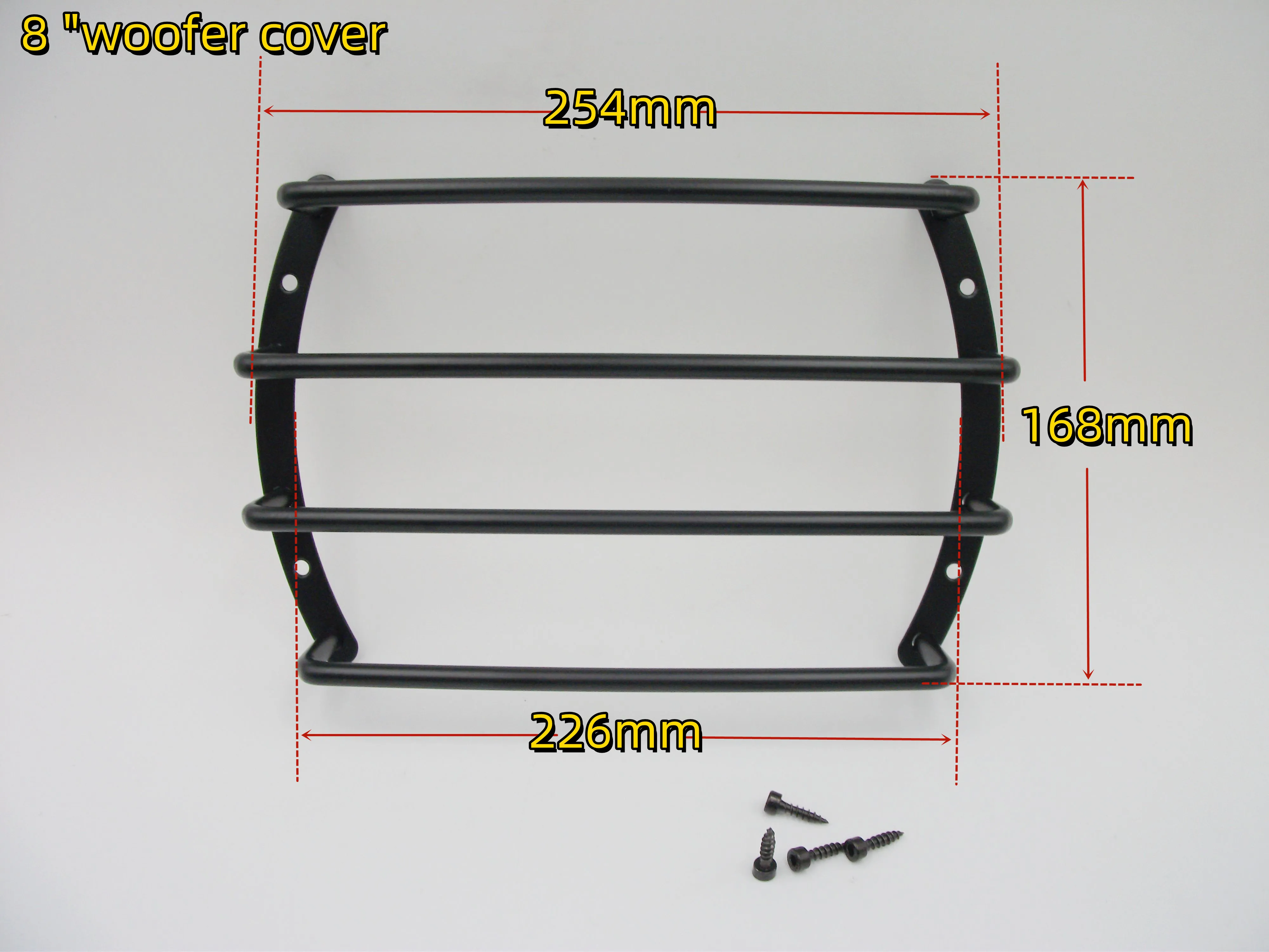 

1 шт., автомобильная решетка радиатора с закругленными краями, 8/10/12 дюймов