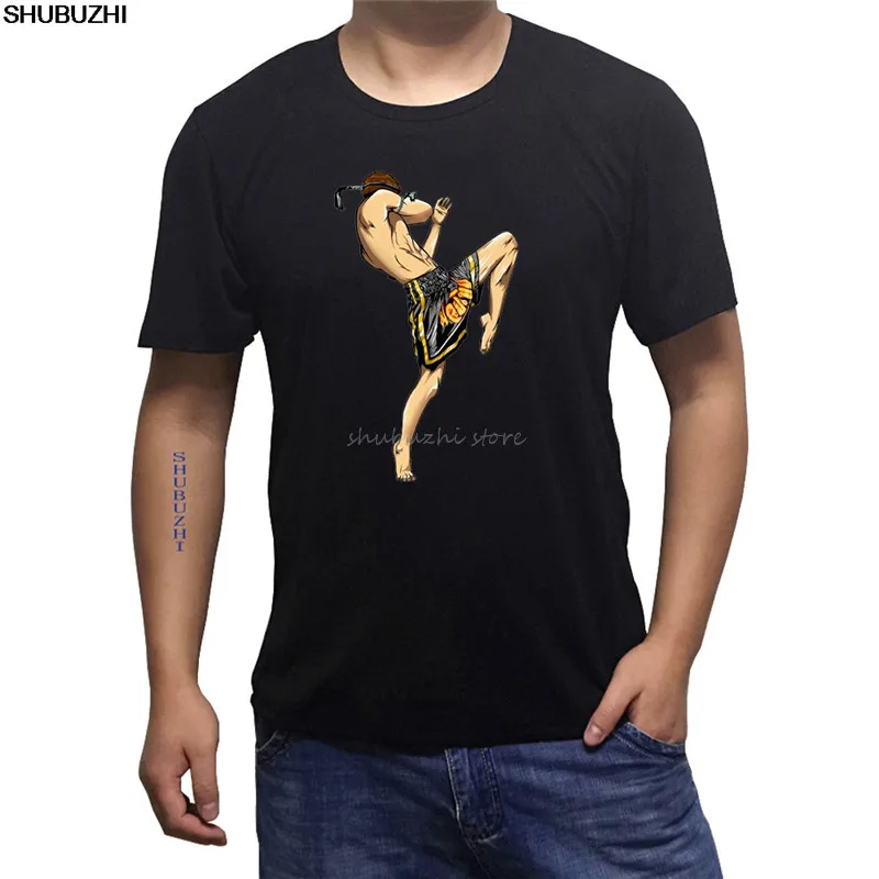 

Muay Thai Boy T Shirt Pure cotton Short Sleeve Tshirt Tee Shirt Teenage euro size New Style T-shirt For MMA Man sbz4629