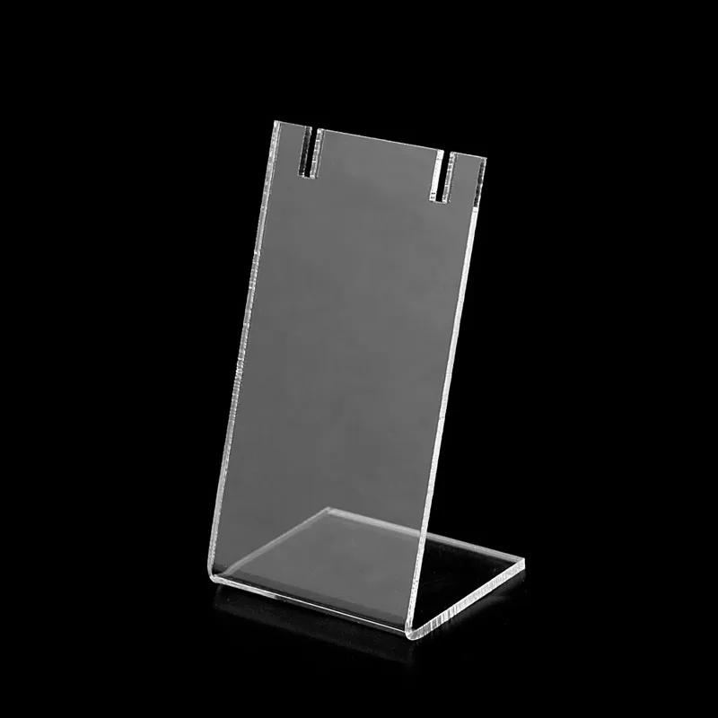 

Оргстеклопластиковые Серьги Ожерелье Подвеска стенд для демонстрации ювелирных изделий L-образный кронштейн L21E