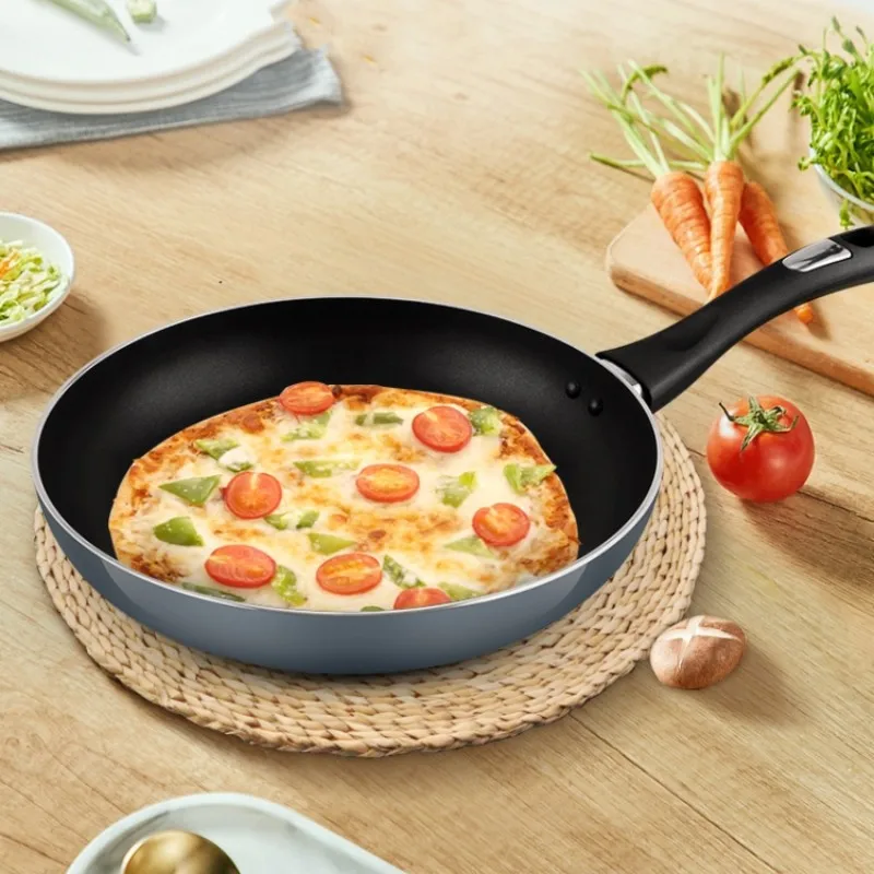 

Kitchen 26cm Iron Frying Pan Non Stick Steak Egg Gas Stove Saucepan Cooking Pot Frying Pan Induction Cooker Cooking Pan Cookware