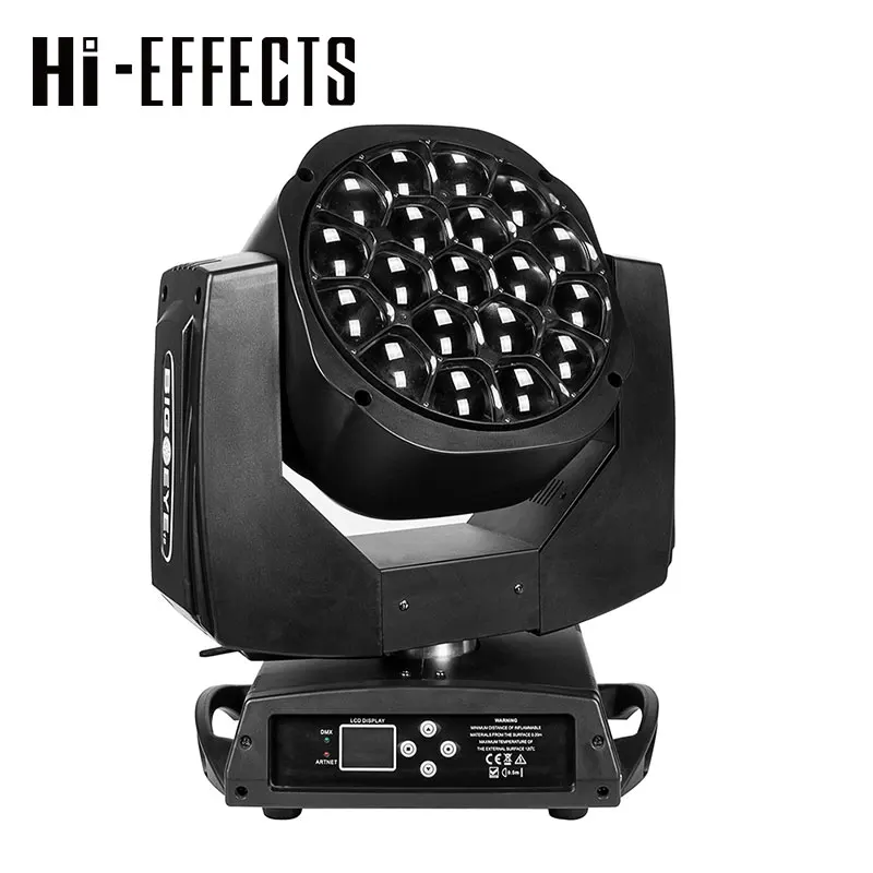 

Светодиодный прожектор с пчелиными глазами, 4 в 1, 19*15 Вт, RGBW, управление DMX, зум-луч, светсветильник для диджея, дискотеки, сценический эффексв...