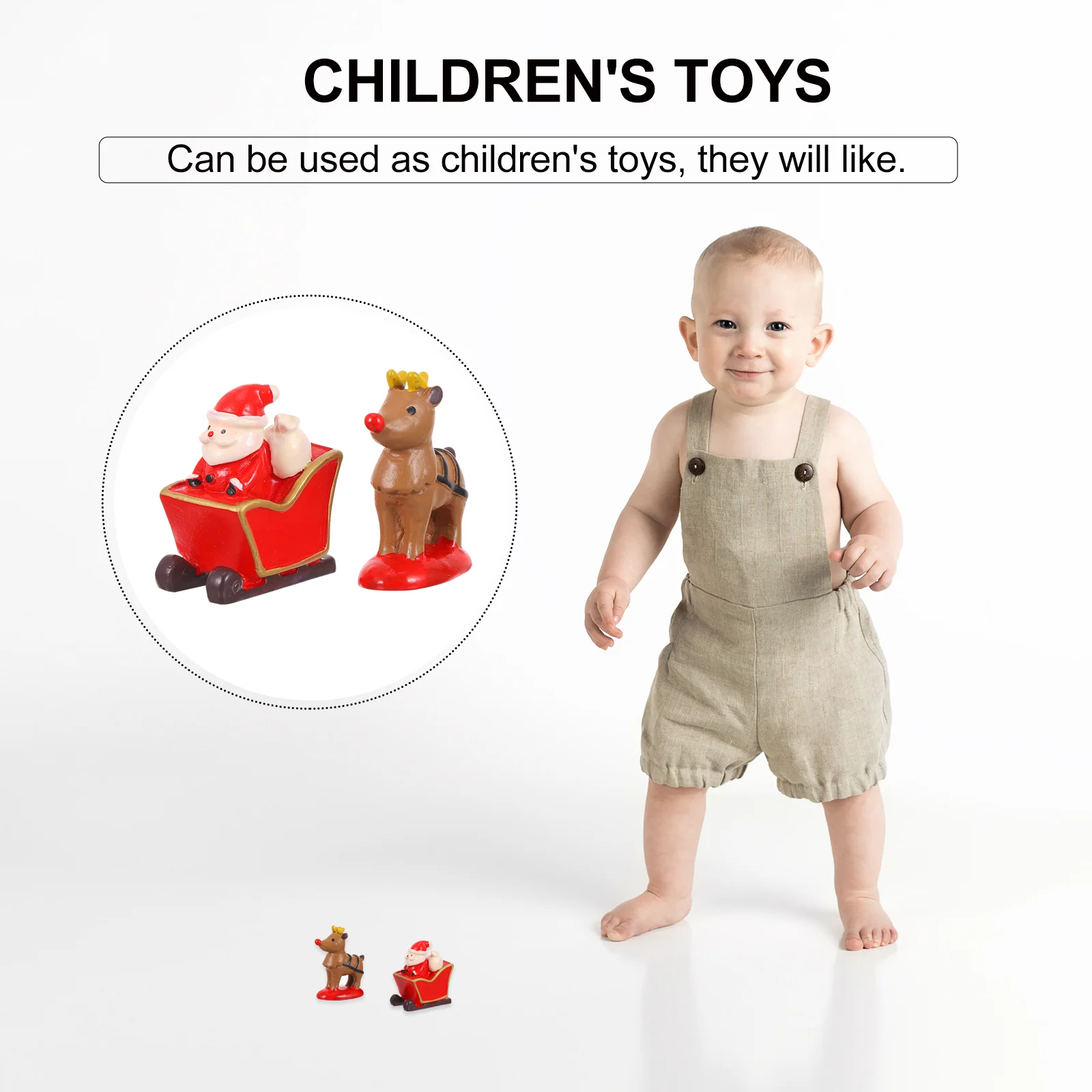 2 шт. рождественские украшения 2024 роскошные новинки санки Санта-Клауса домашний