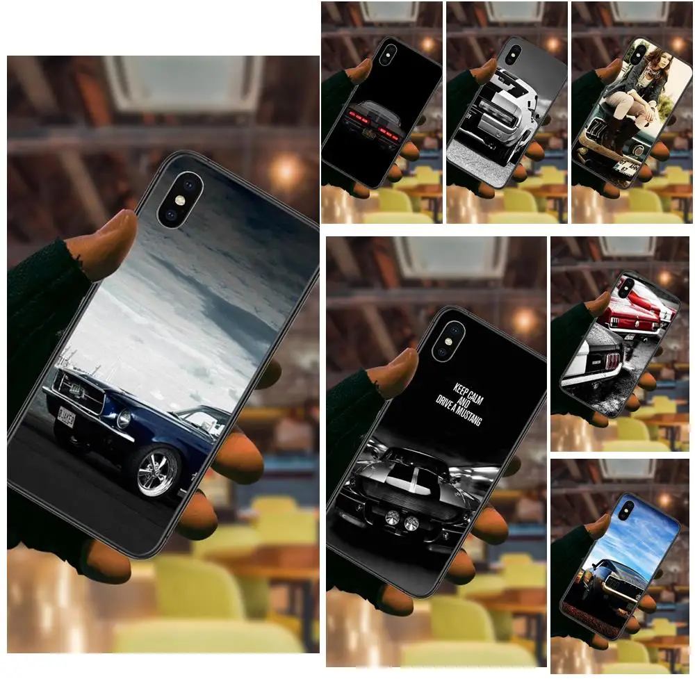 

For Redmi K40 9C Nfc 9A 8A 7A K30S K30 Pro Plus 5G 1967 Mustang Soft Mobile Phone Case Capa Large