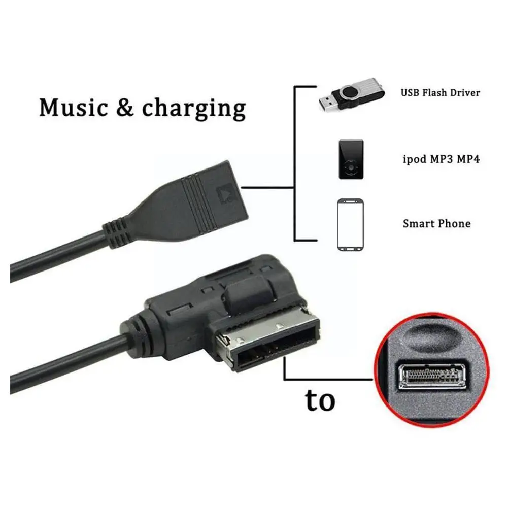 

Для Mercedes Ami Usb кабель Aux медиа интерфейс S0c6