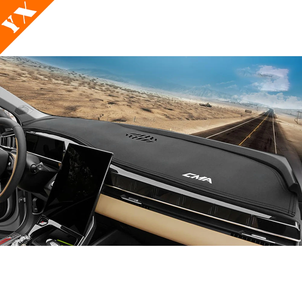 

Аксессуары для Geely Boyue Atlas L 2023-2024, кожаный коврик для приборной панели автомобиля, защита от солнца, коврик для интерьера