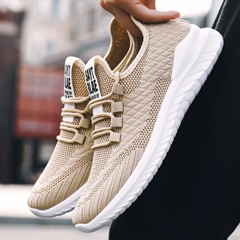 

Men Vulcanize Shoes Sneakers Breathable Men Casual Shoes No-slip Male Lace Up Men Shoes Lightweight Tenis Masculino Wholesale
