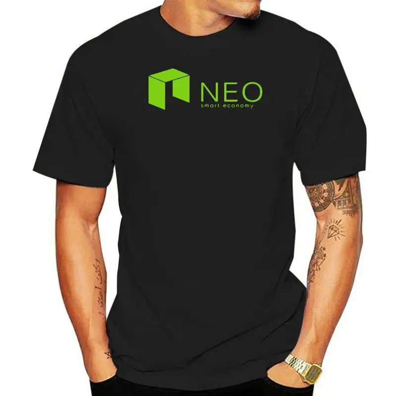 

Популярная футболка без надписей Neo antshare Ans, футболка, Топ