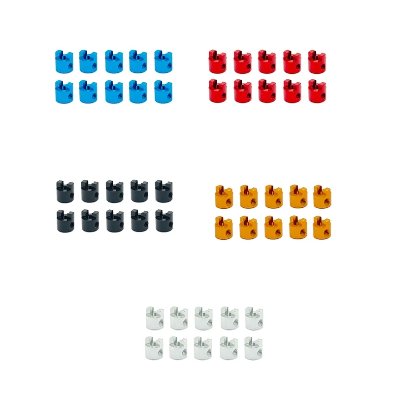 

10 шт. 4 мм модель лодки металлический приводной вал для собаки аксессуары для промежности соединитель лопастная вилка для Rc лодки приводной ...