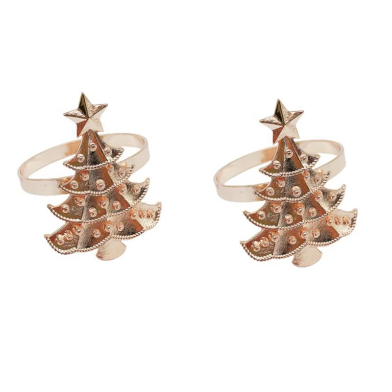 

12 шт., декоративные кольца-держатели для салфеток, под розовое золото