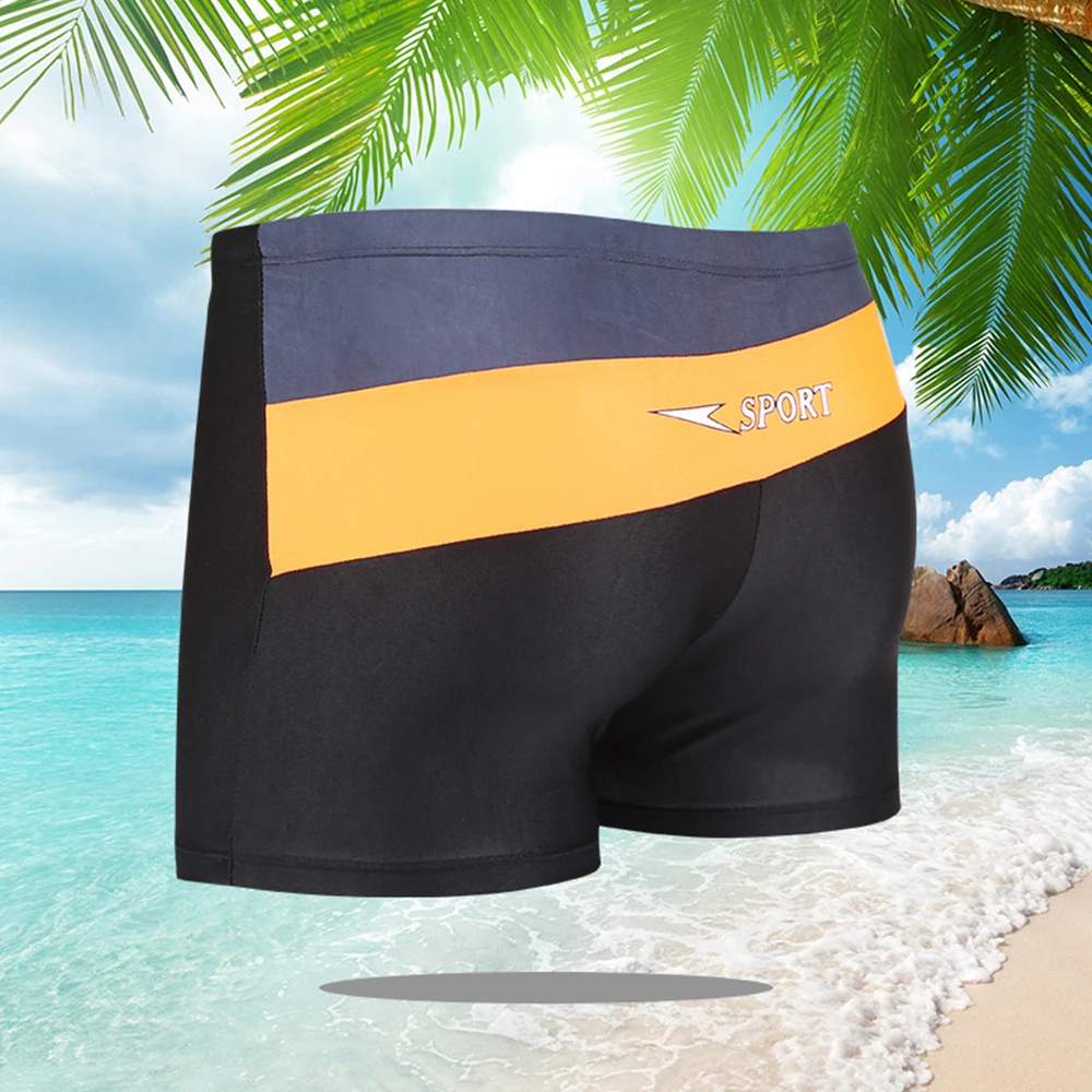 

Men's Swim Shorts New Splicing Print Quick Dry Swimming Trunks Boxer Board Shorts Swimsuit Trunks Swimwear Sports Jogging