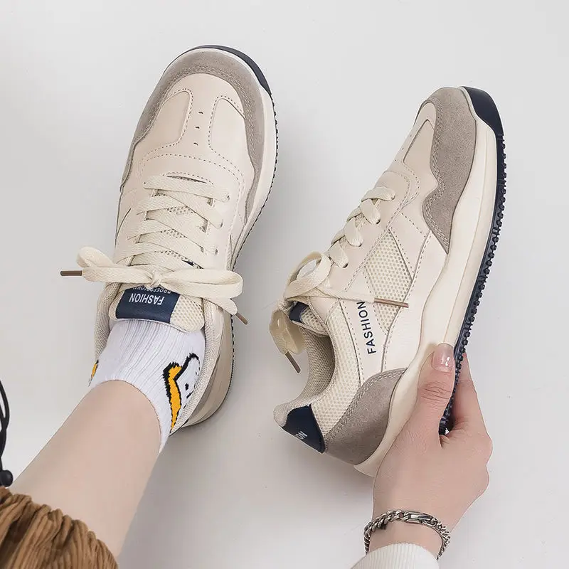 2023 spring new sports shoes versatile student leisure running breathable shoes