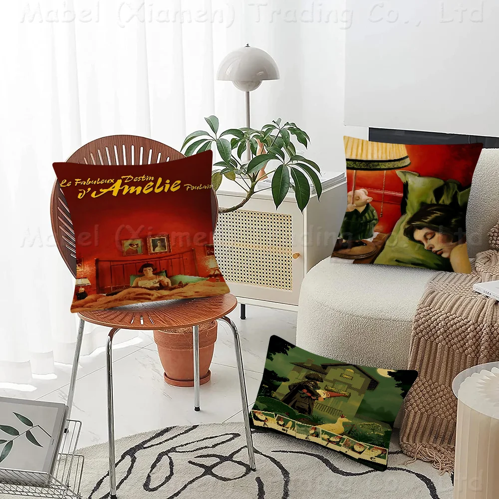 Французский фильм Amelie Stitch Lucky Dragon наволочка для дивана украшение дома и комнаты