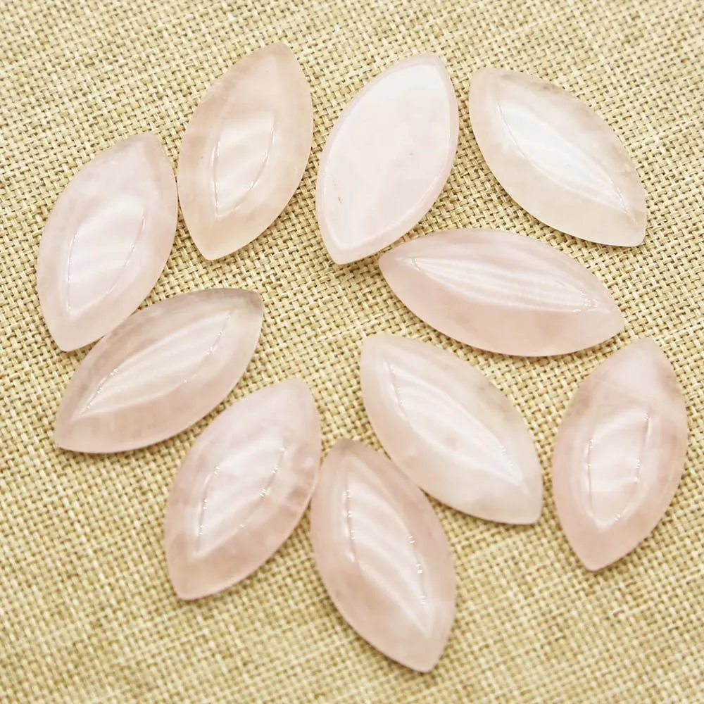 Natural Stone Horse Eyes CAB Cabochon Crystal Agate Eye of Horus Ring Face Beads Charms Jewelry Accessories Gift Wholesale 24Pcs