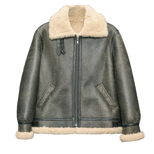 

Winter Jacket Men Thick Men's Clothing Real Sheep Shearling Fur Coat Male Motorcycle Jackets 2023 Man Coats Ropa LXR554