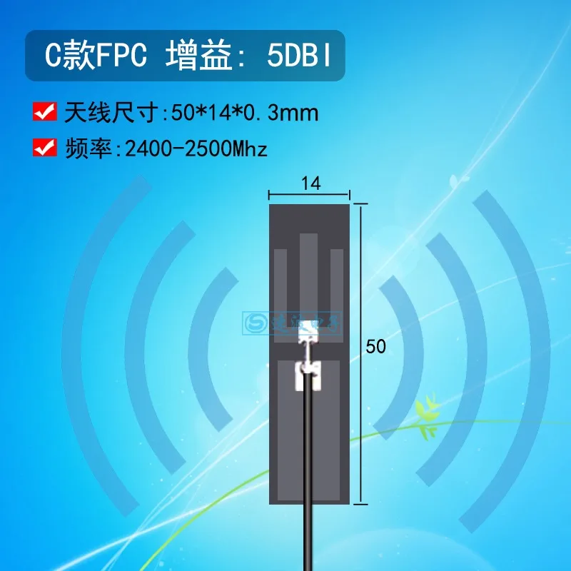 

Двухдиапазонная антенна Wi-Fi Bluetooth